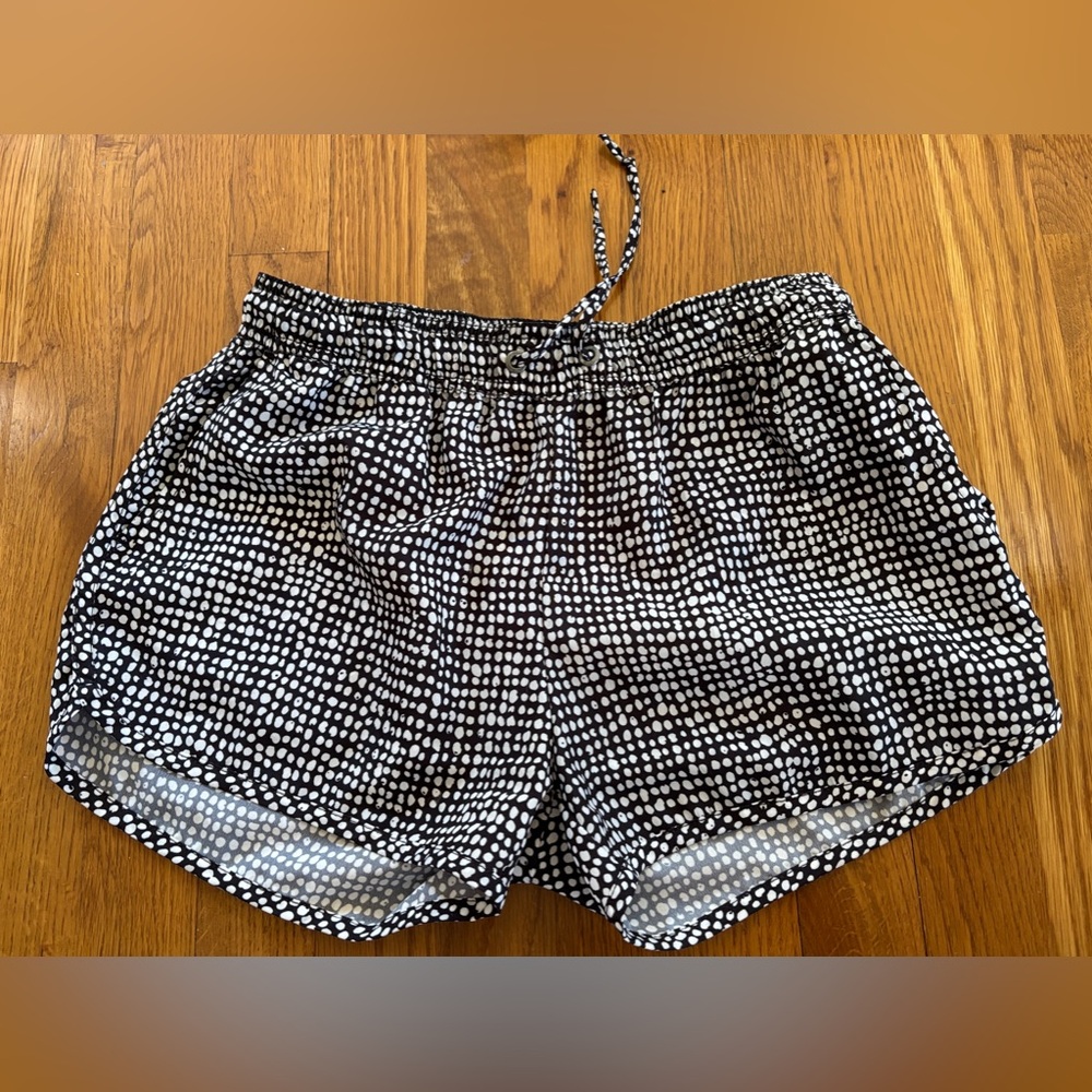 ONIA Black and White Polka Dot Women's Shorts XS